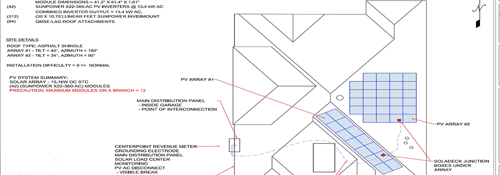 Solar Panel Drafting